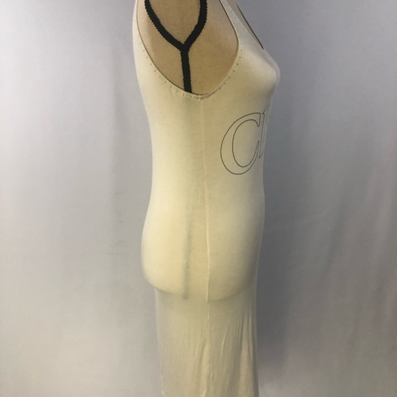 Chloe Mare Donna Summer Cover Up Tank Dress -White - Picture 2 of 7